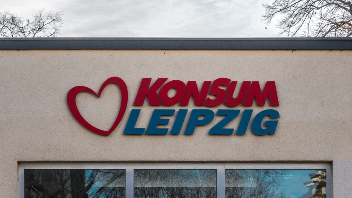 Eine Konsum-Filiale in Leipzig