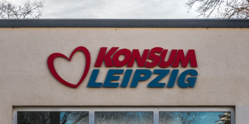 Eine Konsum-Filiale in Leipzig