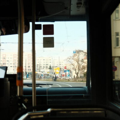 Ein Bus der Leipziger Verkehrsbetriebe (LVB)