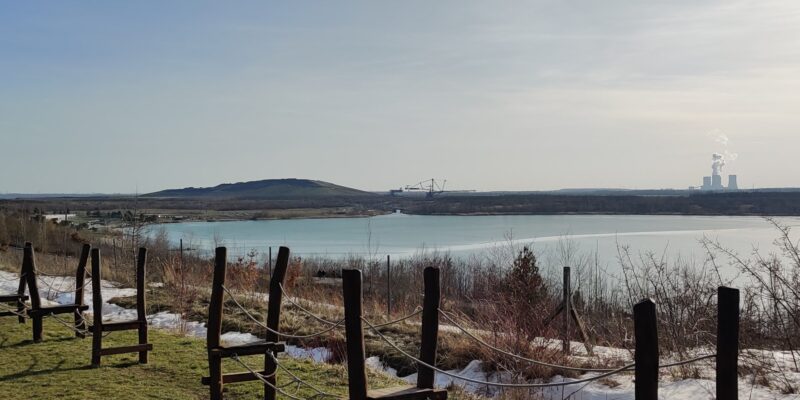 Eis und Schnee am Markkleeberger See