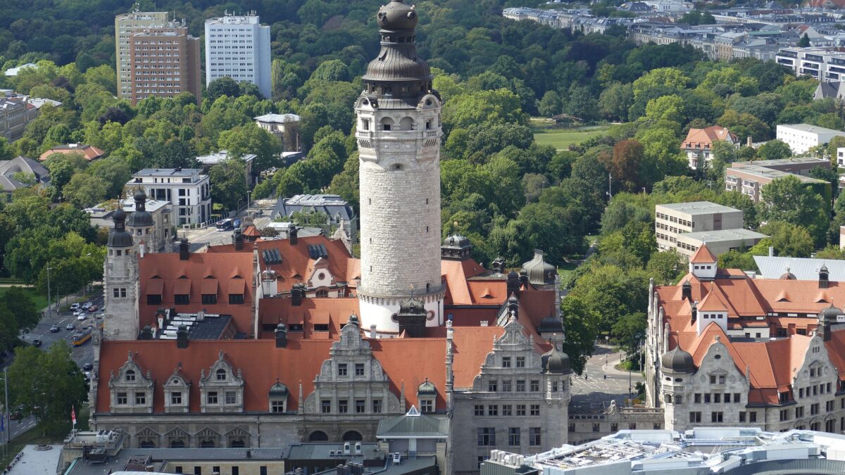 Das Rathaus von Leipzig