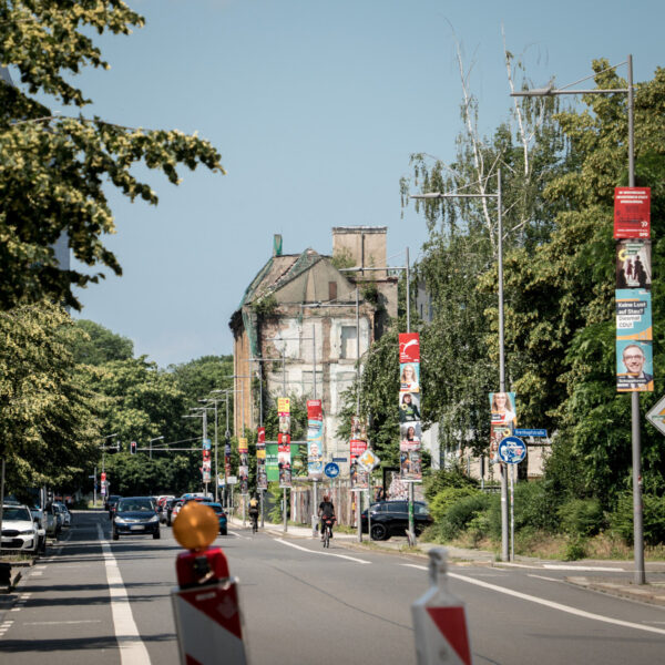 Wahlplakate in Leipzig