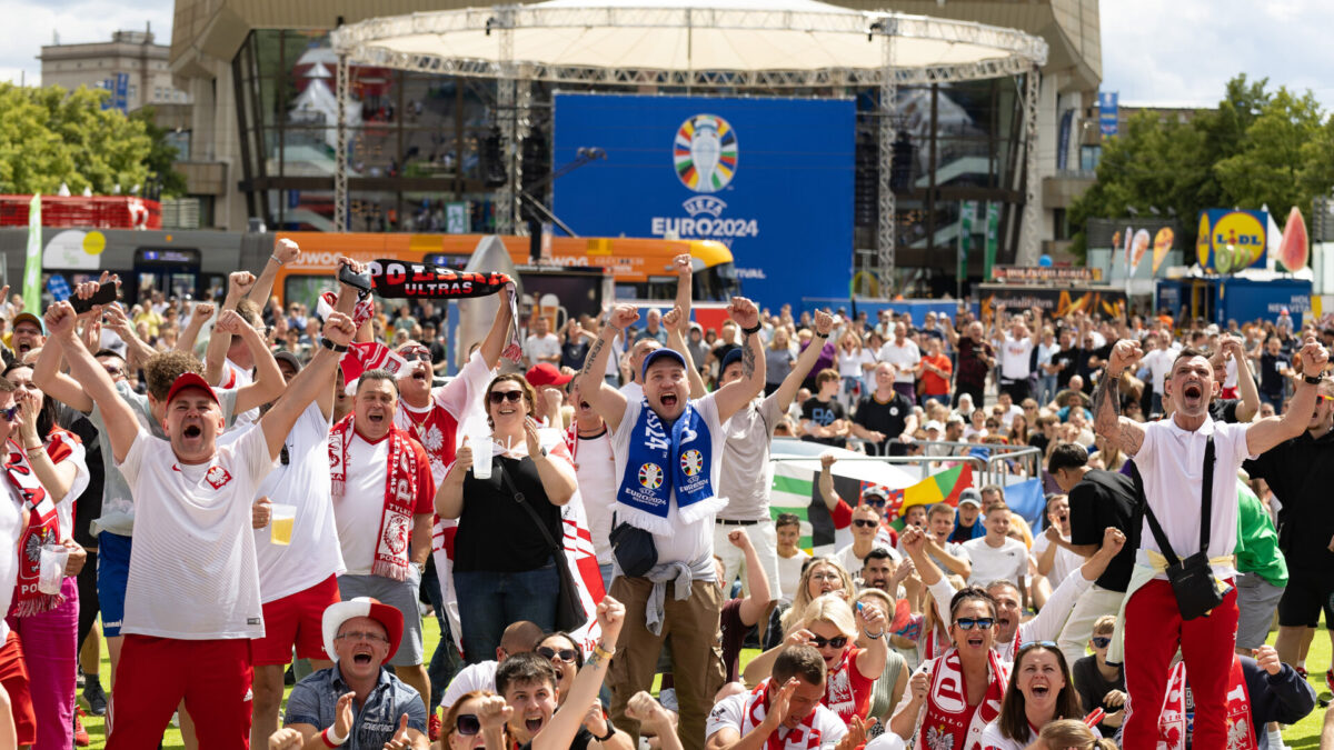 Fanzone auf dem Augustusplatz (Foto: Stadt Leipzig / Tim Hard Media)