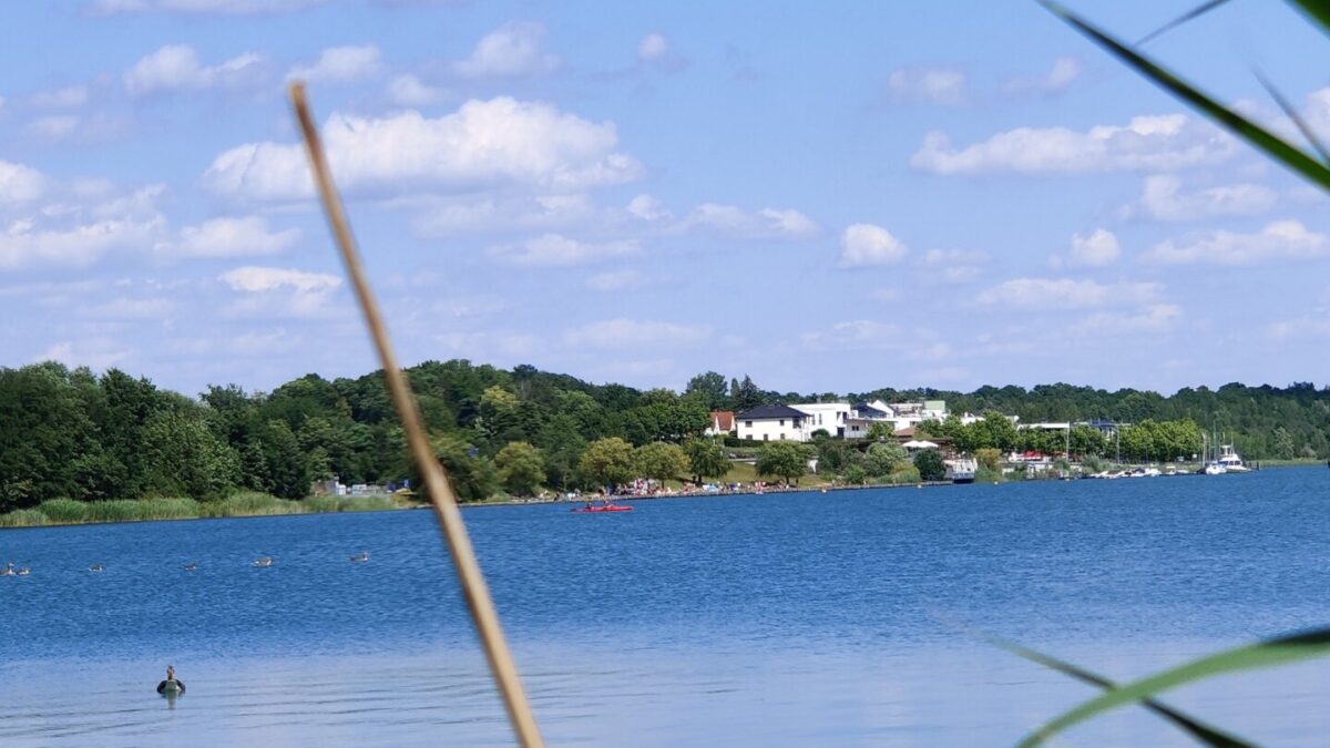 Der Markkleeberger See bei Leipzig.