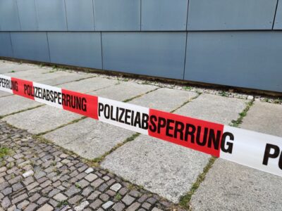 Polizeiabsperrung (Symbolbild)