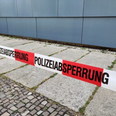 Polizeiabsperrung (Symbolbild)