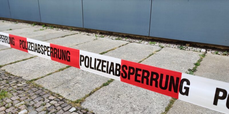 Polizeiabsperrung (Symbolbild)