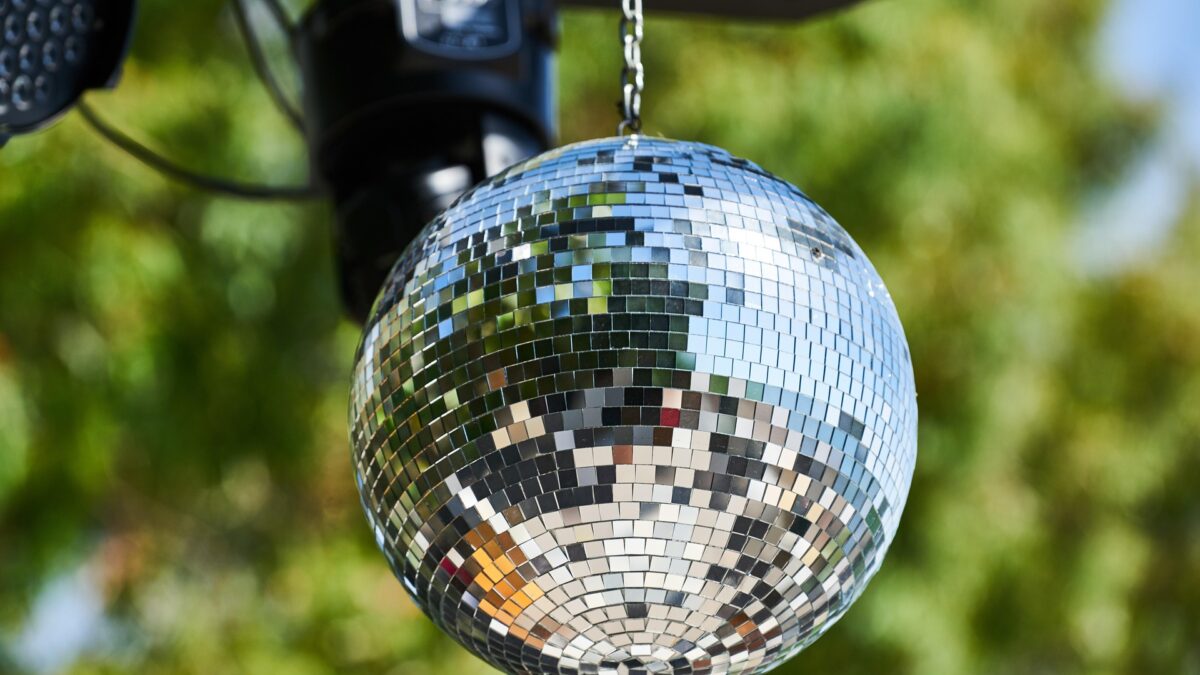 Eine Discokugel