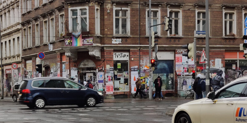 Der Hitness Club an der Leipziger Eisenbahnstraße.