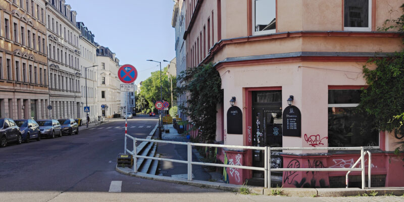 Noch etwas unscheinbar: Das Ippuku Onigiri Café in der Martinstraße.