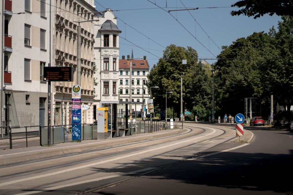 Bauabschnitt in der Breite Straße.
