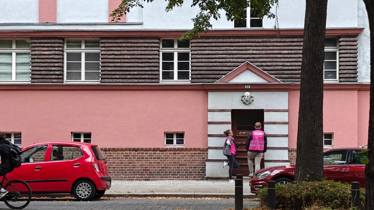 Haustürvertreter im Auftrag der Telekom