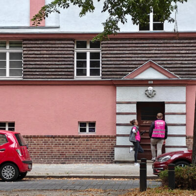 Haustürvertreter im Auftrag der Telekom