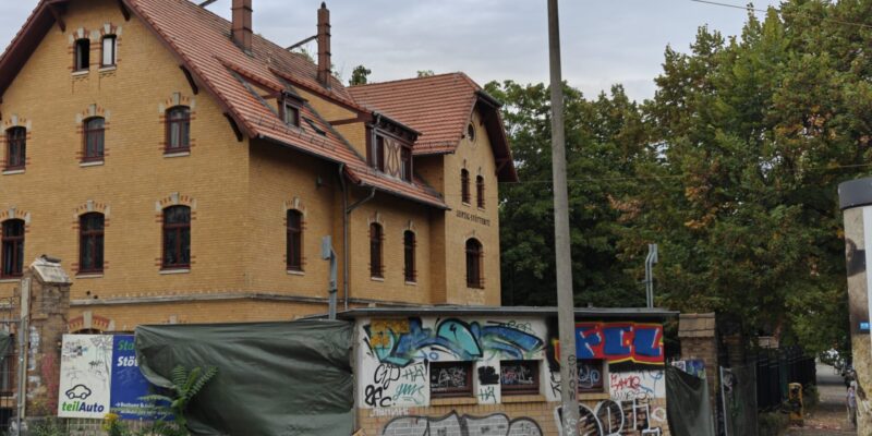 Der alte Bahnhof in Stötteritz