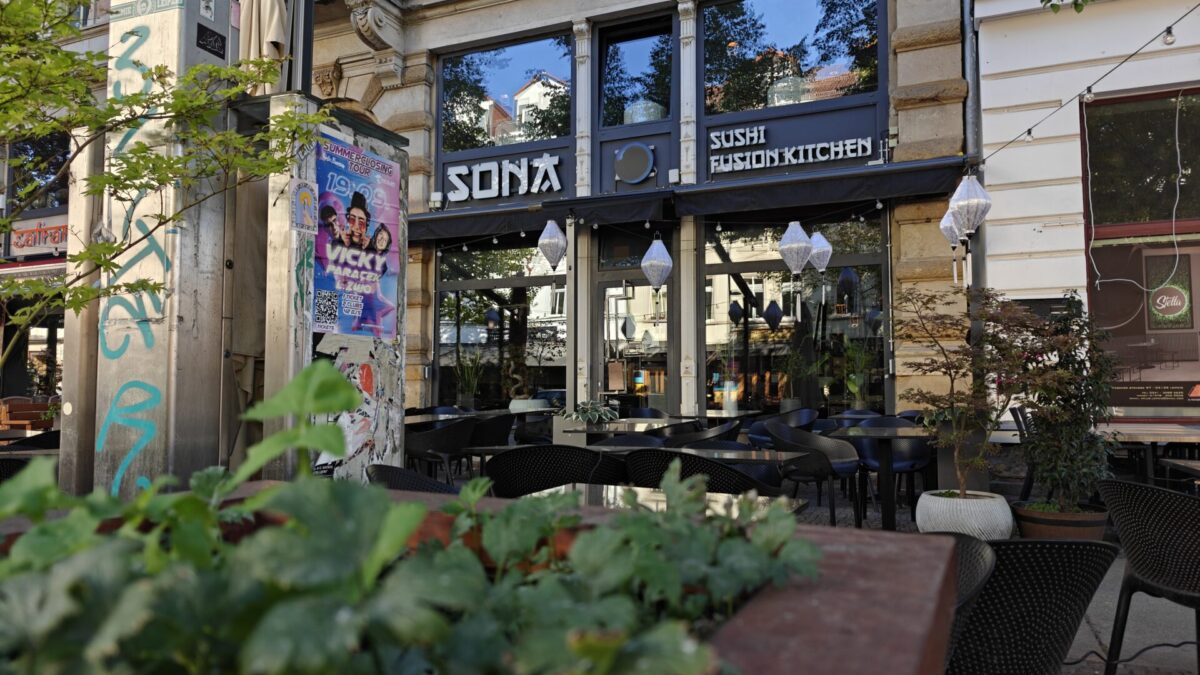 Das Sona Leipzig auf der Karl-Liebknecht-Straße