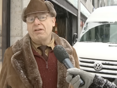 Mit einer Straßenumfrage 2012 wurde dieser Mann berühmt. (Screenshot: YouTube / Sachsen Fernsehen Classics)