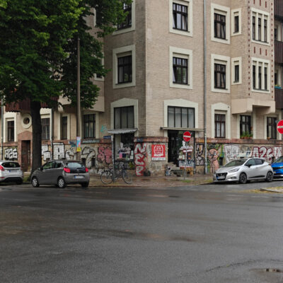 Die Sprutzbude in Reudnitz.